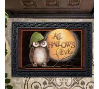 Door Mat All Hallows Eve Owl - Doormat