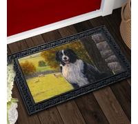 Door Mat Border Collie in the Field Doormat