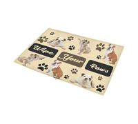 Door Mat Bulldog Wipe Your Paws Doormat