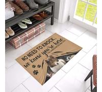 Door Mat Canadian Eskimo Dog Knock Doormat