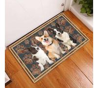 Door Mat Cardigan Welsh Corgi Paw Doormat