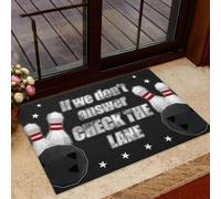 Door Mat Check The Lane Bowling Doormat