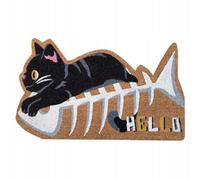 Door mat Coconut HELLO Cat with bone 45x75cm
