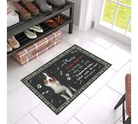 Door Mat Crazy Australian Shepherd Please Do Not Knock Or Ring The Bell Printed Doormat