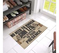 Door Mat Cute Shih Tzu No Knock Printed Doormat