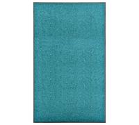 Door Mat Cyan 90x150 cm Polyamide Indoor/Outdoor Washable Modern Rectangular pro