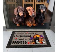 Door Mat Dachshund 1 with halloween Doormat All Over Printed
