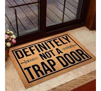 Door Mat Definitely not a trap door Tabletop rpg Doormat