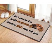 Door Mat Don't Open The Door For The Dachshund Doormat