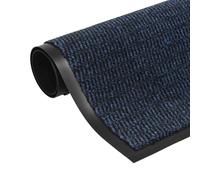 vidaXL Dust Control Mat Rectangular Tufted 40x60cm Black Welcome Carpet Rug