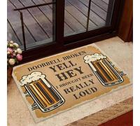 Door Mat Doorbell Broken - Beer Doormat
