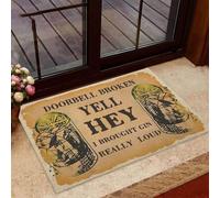 Door Mat Doorbell Broken - Gin Doormat