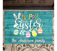 Door Mat Easter Day Personalized Doormat