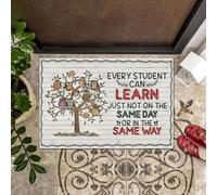 Door Mat Every Student Can Learn Just Not On The Same Day Or In The Same Way Doormat