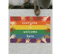 Door Mat Everyone Is Welcome Here Diversity Doormat