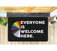 Door Mat Everyone Is Welcome Here Doormat
