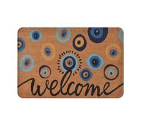 Door Mat Evil Eye - Evil Eye Front Door Mat Soft Entrance Rug Absorbent Entrance Matting For Entryway Outdoor Inside 40x60cm