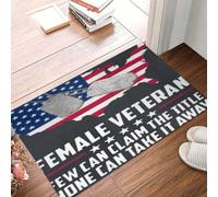 Door Mat Female Veteran Few Can Claim The Title None Can Take It Away Doormat Gift For Friend