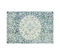 Door Mat Fruit Green Mandala Outdoor Rug Washable Doormat Thicken Rugs Living Room Non Slip Indoor Door Mat Outdoor for Front Door Flannel Area Rugs for Living Room Bedroom Carpet 40x60cm