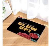 Door Mat glow up pink nation and roses doormats
