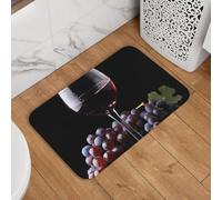 Door Mat Grapes Wine Washable Entrance Rugs Stylish Bedroom Carpet For Laundry Decor Bathroom 60X40Cm