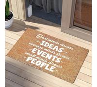 Door Mat Great Minds Discuss Ideas Entrance Mats 40X60CM