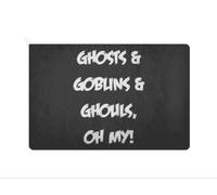 Door Mat Halloween Ghosts Goblins And Ghouls Equality Doormat