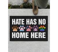 Door Mat Hate Has No Home Here Indoor and Outdoor Doormat