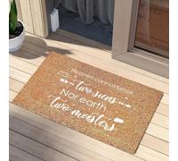 Door Mat Heaven Cannot Brook Two Suns Entrance Mats 40X60CM