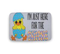 Door Mat Here The Chicks I'M Just Here The Chicks Easter Entrance Matting Soft Floor Mat Non-Slip Entrance Rug For Indoor Kitchen Patio 40X60CM