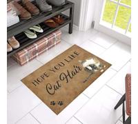 Door Mat Hope You Like Cat Hair Printed Doormat
