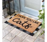Door Mat Hope You Like Cats