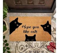 Door Mat Hope You Like Cats Doormat