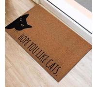 Door Mat Hope You Like Cats Printed Doormat