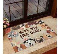 Door Mat Hope You Like Dogs Funny Doormat