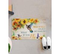 Door Mat Hummingbird What If Fall Oh But My Darling What If You Fly Doormat