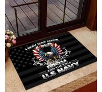 Door Mat I May Not Have A PhD But I Do Have A DD-214 Doormat