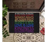 Door Mat In This House We Believe Black Lives Matter Printed Doormat Home Decor
