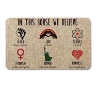 Door Mat In This House We Believe Decorative Doormat