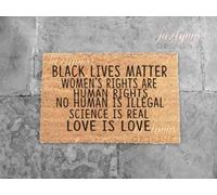 Door Mat in this house we believe doormat/black lives matter