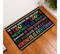 Door Mat In This House We Believe Love Is Love Printed Doormat Home Decor