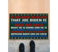 Door Mat In This House We Believe That Joe Biden Doormat