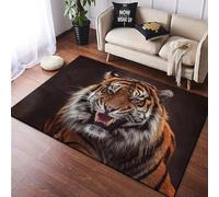 Door Mat Indoor 3D Wild Animal Tiger Face Close-Up Bath Rugs Floor Rug Absorbent Carpets Floor Doormats Home Decor Funny Mat Cute Rugs For Kitchen Bathroom Indoor 40 X 60 Cm -85550541065