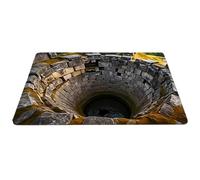 Door Mat Indoor Entrance - Non-Slip Optical Illusion Carpet | Hole Optical Illusion Rug | for Playroom Indoor Living Room Kitchen Apartment Office Hotel Dorm Party Decorations Outdoor Patio Porch