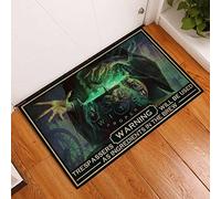 Door Mat Indoor Entrance Print Welcome Funny Doormat Mistery Warning Witch Property Doormat Home Decor Home Decor Housewarming Gift