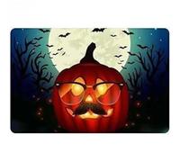 Door Mat Jack-O-lantern Pumkin Moon Night Halloween Doormat