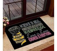 Door Mat Kindness Is Everything Doormat Hand Up For BLM Human Rights LGBT Doormat