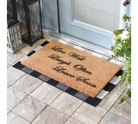 Door Mat Live Well Laugh Often Leave Soon