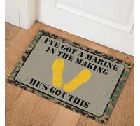 Door Mat Marine Veteran He's Got This Indoor And Outdoor Doormat