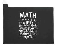 Door Mat Math Is Not A Spectator Sport The Only Way To Learn Math Is To Do Math Doormat